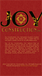 Mobile Screenshot of joyconstructioninc.com